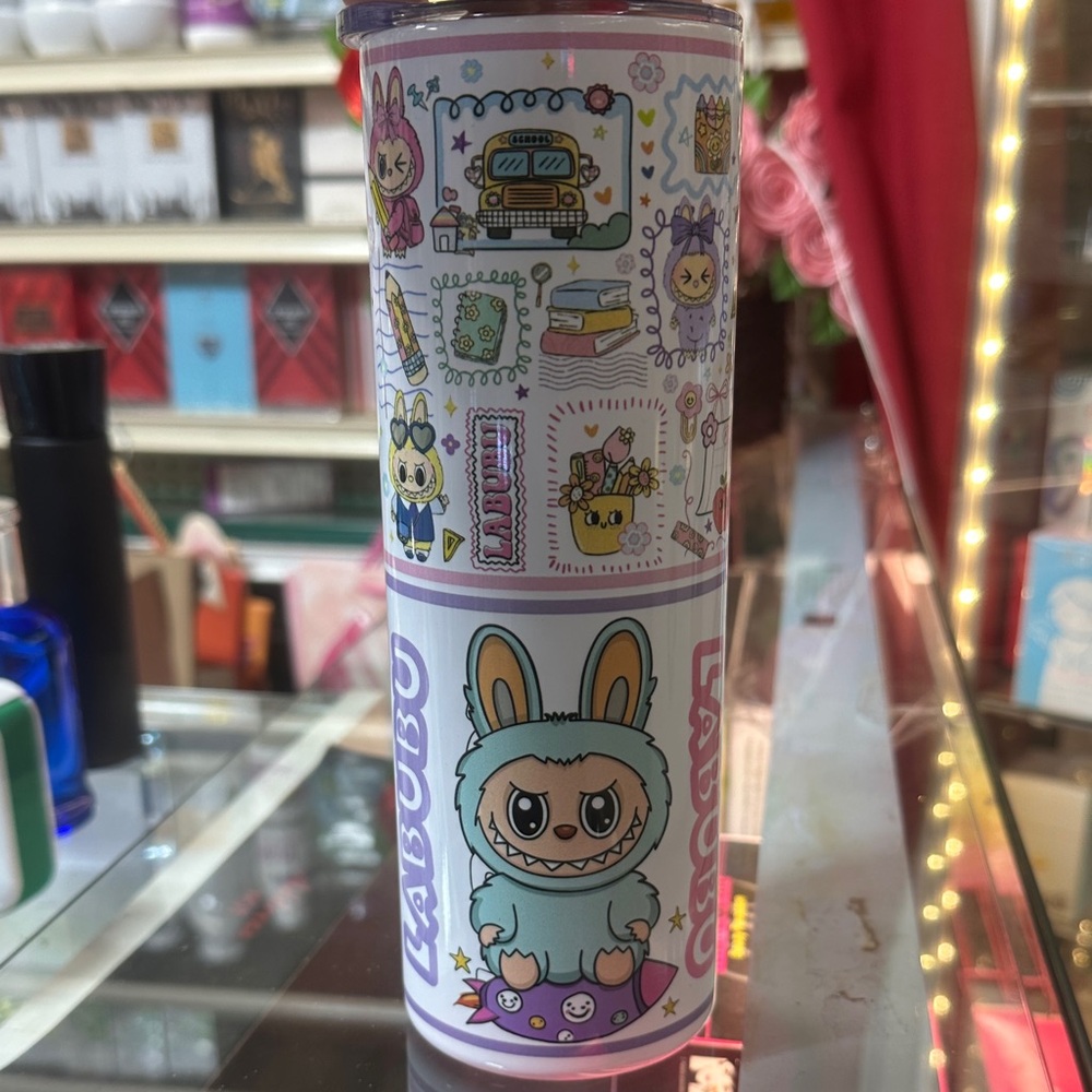Labubu Cartoon Thermos Tumbler